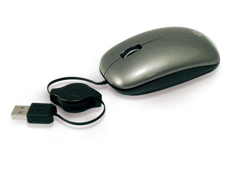 Souris Conceptronic CLLM3BTRV – Ambidextre USB Type-A, 800 DPI, Voyage - vue 2