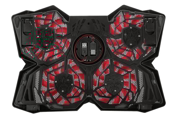 Trust GXT 278 système de refroidissement pour ordinateurs portables 43,9 cm (17.3'') Noir