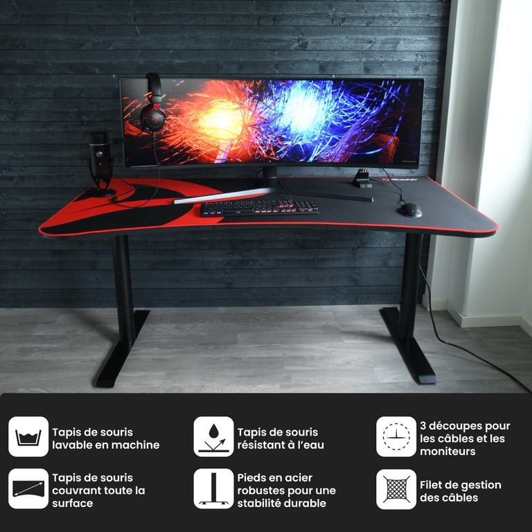 Arozzi Bureau Gamer Arena Symbole A Neuf - vue 2