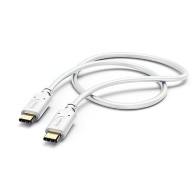 Cavo di ricarica/dati, USB Tipo-C - USB Tipo-C, 1,5 m, bianco