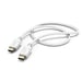 Câble de charge/données, USB Type-C - USB Type-C, 1,5 m, blanc