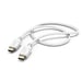 Cavo di ricarica/dati, USB Tipo-C - USB Tipo-C, 1,5 m, bianco