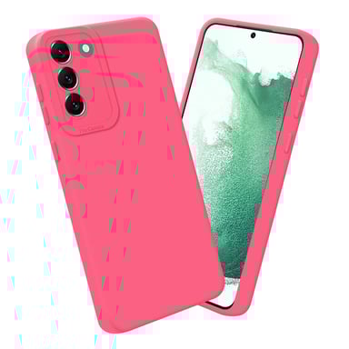 Coque pour Samsung Galaxy S22 PLUS en FLUID ROUGE Housse de protection Étui en silicone TPU flexible