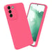 Coque pour Samsung Galaxy S22 PLUS en FLUID ROUGE Housse de protection Étui en silicone TPU flexible