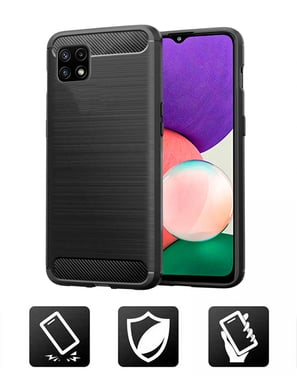 Altadif ALTCA22BLK5G guscio protettivo per telefoni cellulari 16,8 cm (6.6'') Custodia nera Samsung Galaxy A22 5G