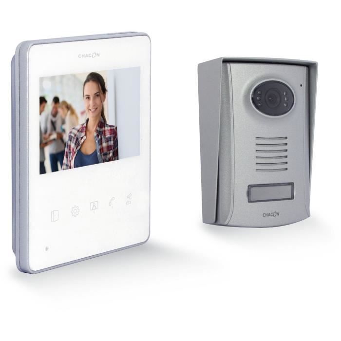 Vidéophone CHACON 2 fils 4 3 Ultra slim