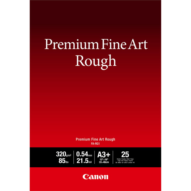 Canon Papier A3+ beaux arts texturé Premium FA RG1 25 feuilles Neuf