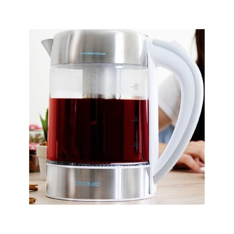Bouilloire Électrique Cecotec ThermoSense 370 Clear – 1,7L, 2200W, Verre Borosilicate - vue 4