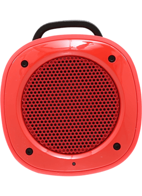Airbeat-10 Altavoz Bluetooth portátil con micrófono, Rojo