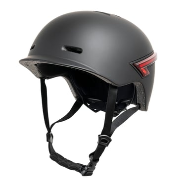 asque intelligent YOUIN homologué pour trottinettes et vélos LED Bluetooth noir