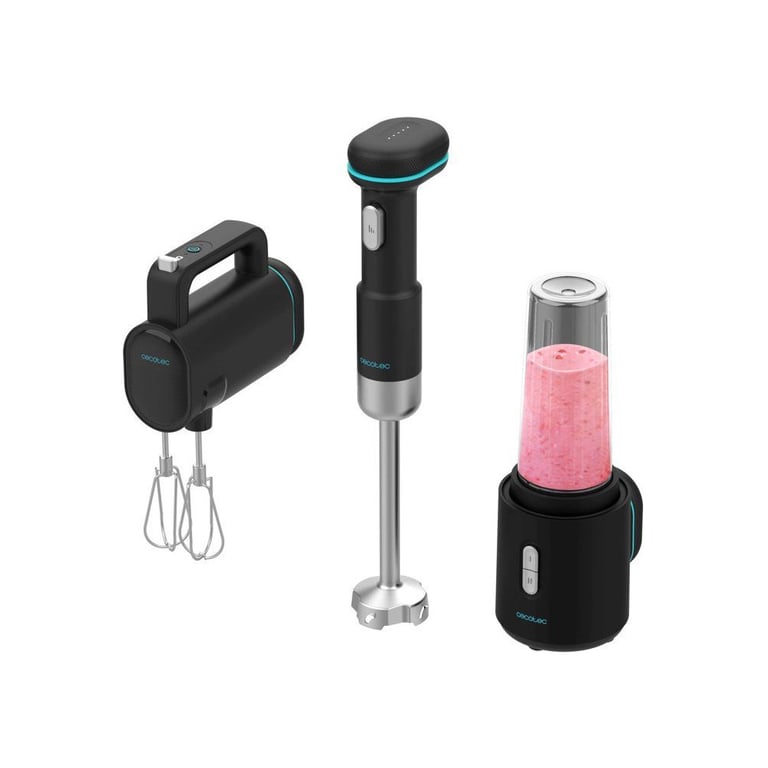 Pack mixeur plongeant blender portatif et batteur sans fil CECOTEC BlendGo Pack 6 niveaux de vitesse - vue 10