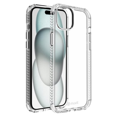 Funda Muvit Para Francia Transparente Reforzada 3m iPhone 15 Plus