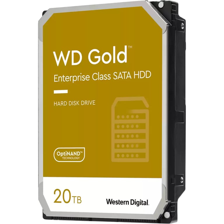 Western Digital Gold disque dur 20 To 7200 tr/min 512 Mo 3.5  Série ATA III - Neuf