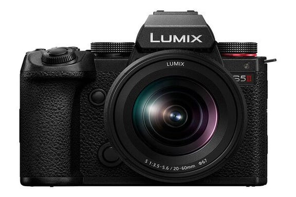 Panasonic Lumix S5II + S 20-60MM F3.5-5.6 + 50mm F1.8 MILC 24,2 MP CMOS 12000 x 8000 pixels Noir