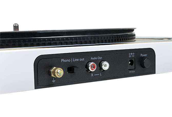 Thomson TT300 Tourne-disque entraîné par courroie Blanc, Bois - Neuf