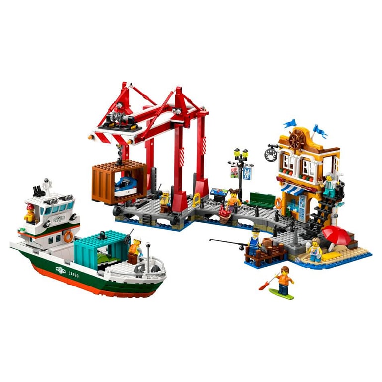 Lego City Le Port Et Le Navire Marchand 60422 Lego La Boite - vue 6