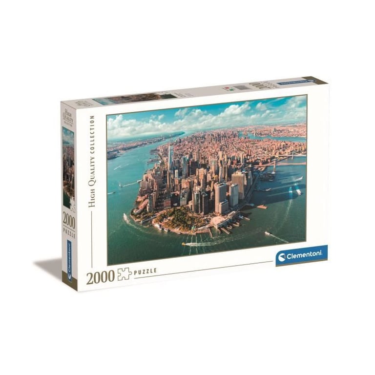 Puzzle 2000 pièces : Lower Manhattan Clementoni Puzzles - vue 3