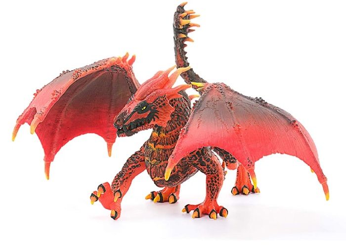 Dragon de lave Figurine dragon schleich avec des parties mobiles Dragon jouet de la collection créature ELDRADOR pour - vue 3