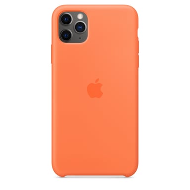 Coque en silicone pour iPhone 11 Pro Max Pêche