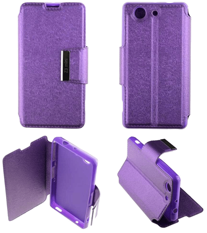 Etui Folio compatible Violet Sony Xperia Z3 Compact