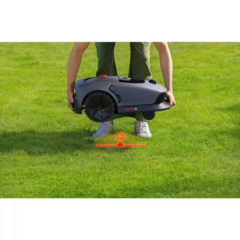 MOVA 1000 Robot Tondeuse Installation sans Fil cartographie 3D LiDAR jusqu'à 1000 m² évitement Intelligent des Obstacles. Contrôle Via App Roues Tout Terrain Coupe en U Chargement Rapide - vue 2