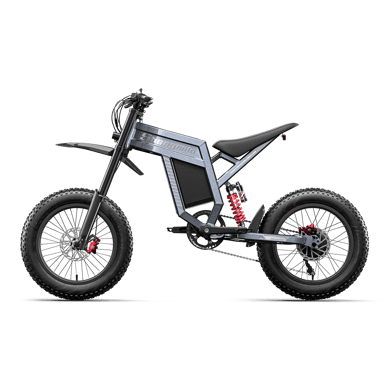 SHENGMILO S900 Bicicleta Eléctrica de Montaña de Doble Suspensión con Batería de 60 V y 30 Ah