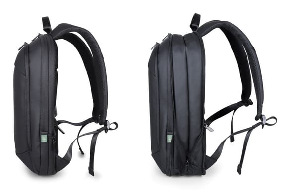 Port Designs Chicago Evo Expandable Eco 40,6 cm (16'') Mochila Negro