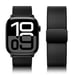 Cinturino Premium in pelle per Apple Watch con fibbia magnetica Black L