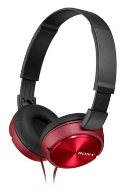 Sony MDR-ZX310AP Casque Avec fil Arceau Appels/Musique Rouge