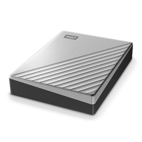 Western Digital WDBFTM0040BSL-WESN disque dur externe 4 To USB Type-C 3.2 Gen 1 (3.1 Gen 1) Argent - Neuf