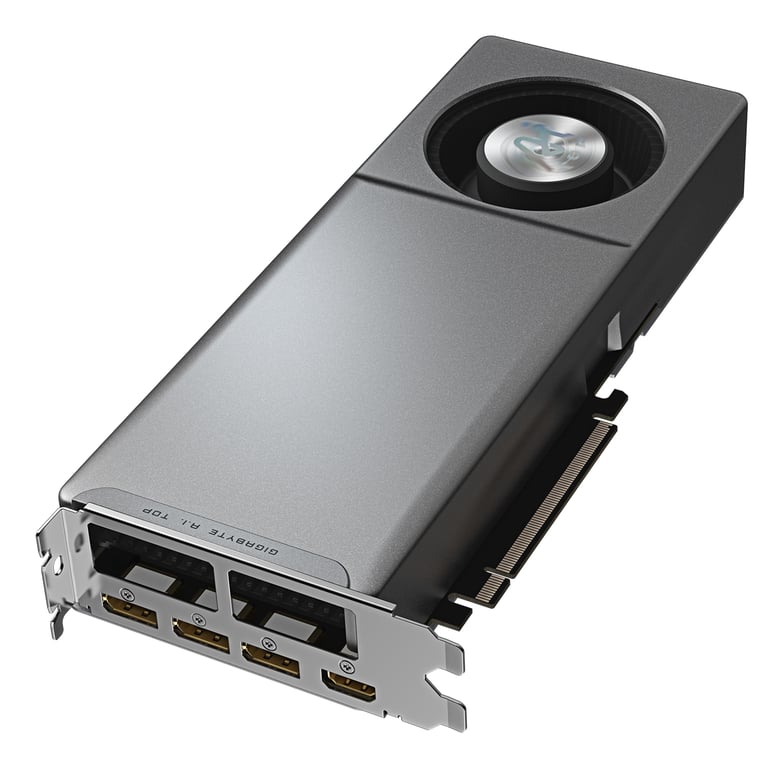 Carte Graphique GIGABYTE Radeon AI PRO R9700 AI TOP GDDR6 PCI E 5.0 256 bit 2920 MHz 3x DisplayPort 1x HDMI Neuf - vue 2