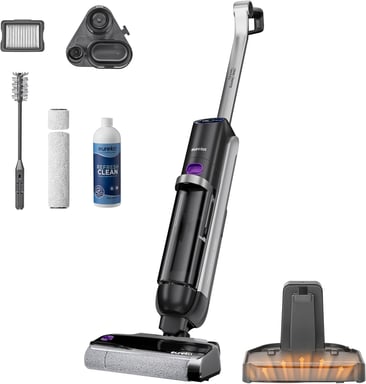 Eureka NEW630 aspiradora de pie y escoba eléctrica Batería Húmedo Sin bolsa Negro, Gris 4 Ah
