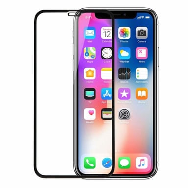 Evelatus Full Cover 2.5D Glass pour Apple iPhone XS Max / 11 Pro Max Antistatique / Colle Japon Noir
