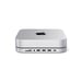 Hub USB-C multiplo 6 in 1 con funzione di supporto per Mac Mini in alluminio