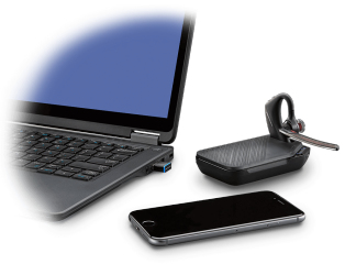 Casque Poly Voyager 5200 UC – Sans Fil, Bluetooth, Bureau/Centre d'appels - vue 3