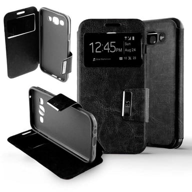 Funda Folio Negra compatible Samsung Galaxy E5