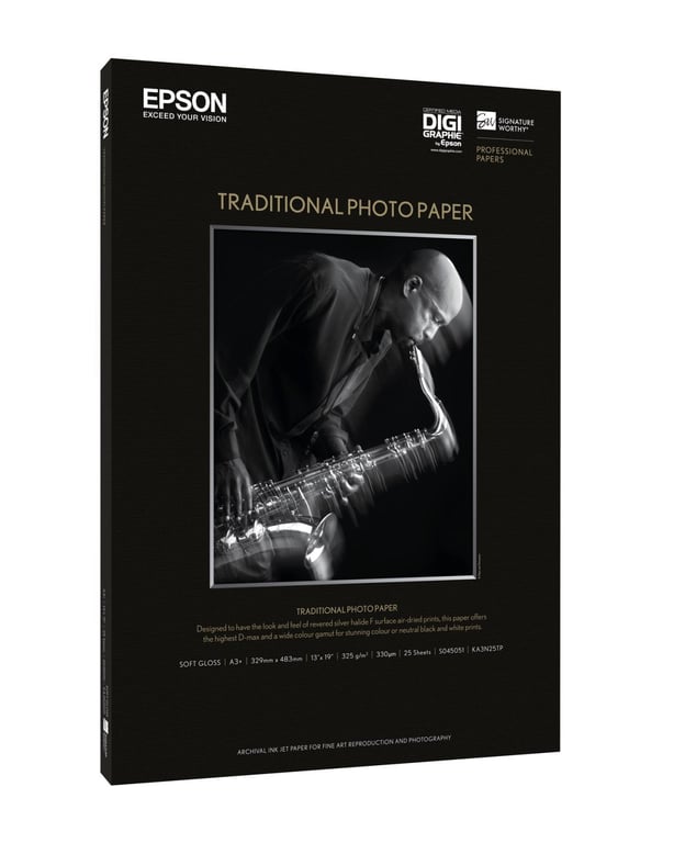 Epson Traditional Photo Paper A3+ - vue 3