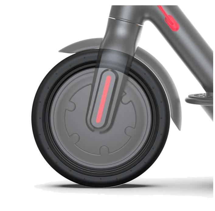 MADE FOR XIAOMI Pack 2 pneus gonflables pour trottinette 8,5'