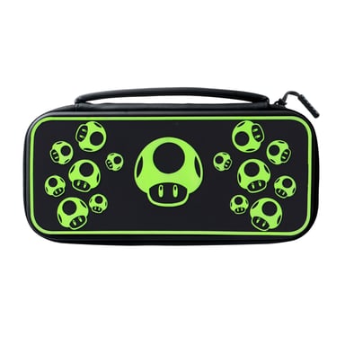 Boîtier robuste pour console de jeux portable Nintendo Noir, Vert