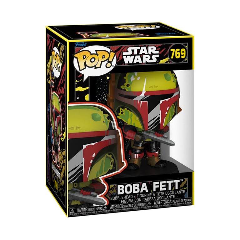 Figurine Funko Pop Star Wars Book of Boba Fett Retro - vue 2