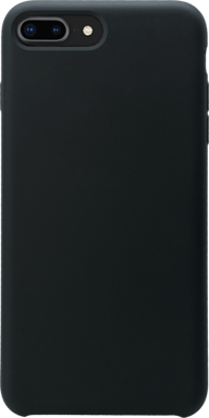 (Edición especial) Funda de gel de silicona suave para Apple iPhone 7/8 Plus, Negro satinado