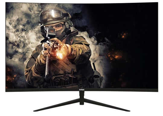 Nilox NXMM27CRVMM01 écran plat de PC 68,6 cm (27 ) 1920 x 1080 pixels Full HD LED Noir - Neuf