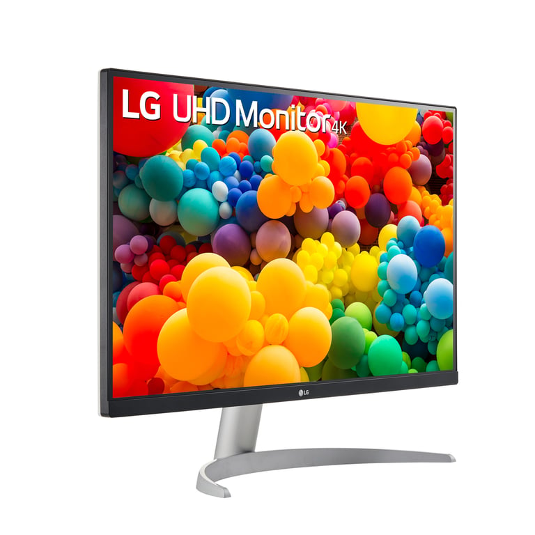 LG 27UP600-W écran plat de PC 68,6 cm (27 ) 3840 x 2160 pixels 4K Ultra HD Noir, Argent - Neuf