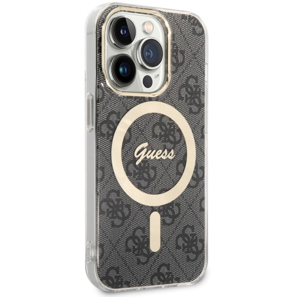Guess Étui 4G MagSafe pour iPhone 14 Pro Noir - vue 2