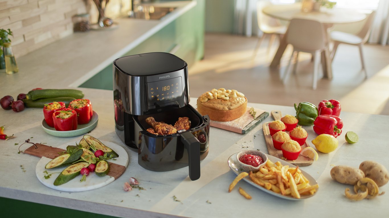 Philips Essential Série 3000 HD9252/90 Airfryer L 4,1L, 13-en-1, Jusqu'à 4 portions - Neuf