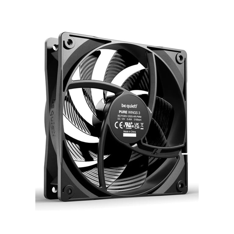 Ventilateur 120 mm be quiet! Pure Wings 3 PWM High Speed Pack 3 2100 rpm - vue 2