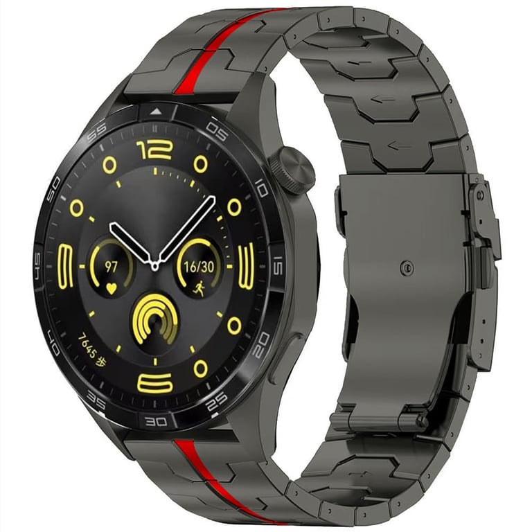 Bracelet en Titan Compatible avec Watch GT6GT6 Pro 46 mmGT5 46 mm Bracelet en métal 22 mm avec GT4 46 mm GT3GT3 Pro 46 mm GT2 46 mm GT2 Pro GT 2e GT ActiveClassic GT2 Neuf - vue 2