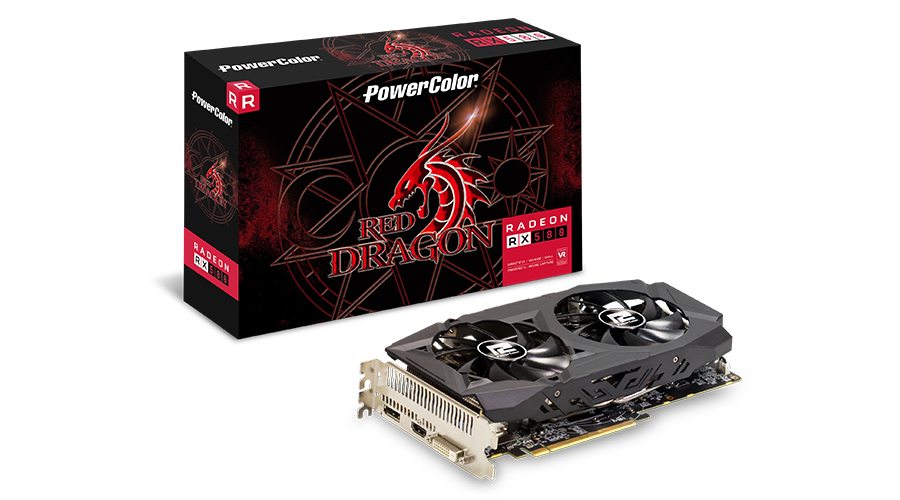 PowerColor Red Dragon AXRX 580 8GBD5-DHDV2/OC AMD Radeon RX 580 8 GB GDDR5