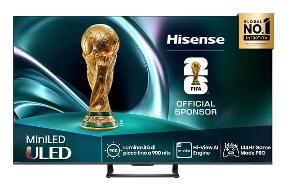 Hisense 75U7Q 190,5 cm (75'') 4K Ultra HD Smart TV Wifi Negro 450 cd / m²