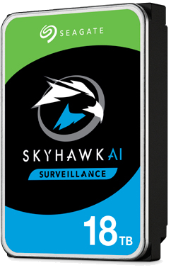 Seagate Surveillance HDD SkyHawk AI 3.5 18000 Go Série ATA III